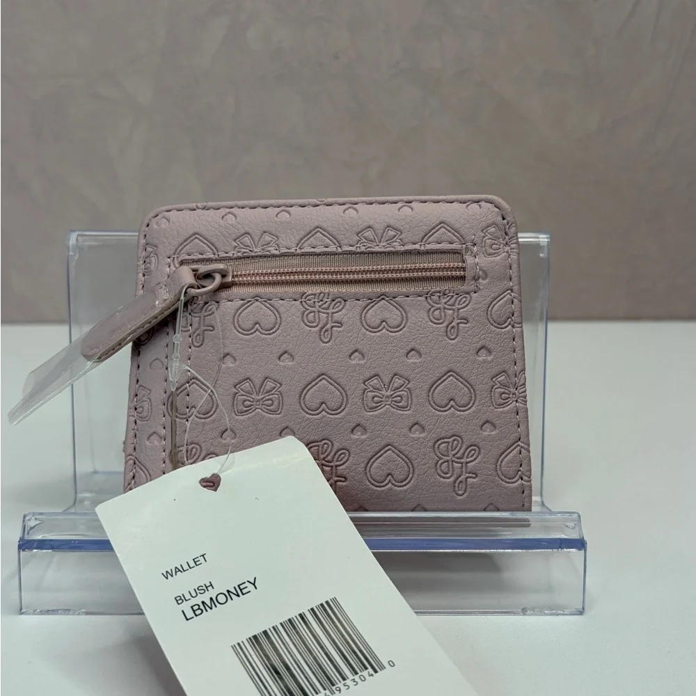 Love Betsey Blush Heart & Bow Embossed Wallet - Picture 4 of 13